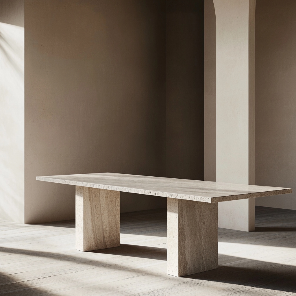 Velmo Studio Mermer ve Doğal Taş Yemek Masaları